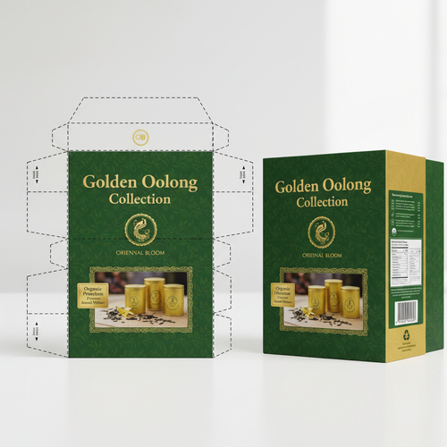 Packaging Design Dieline - Nano banana AI generated result