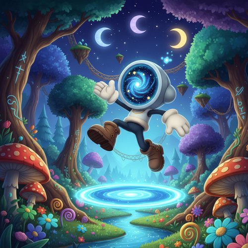 Fantasy Forest Portal - Nano banana AI generated result