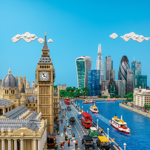 LEGO City Panorama - Nano banana AI generated result