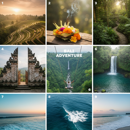 9-Grid Instagram Layout - Nano banana AI generated result