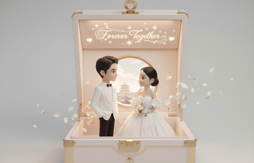 3D Couple Jewelry Box - Nano banana AI generated result