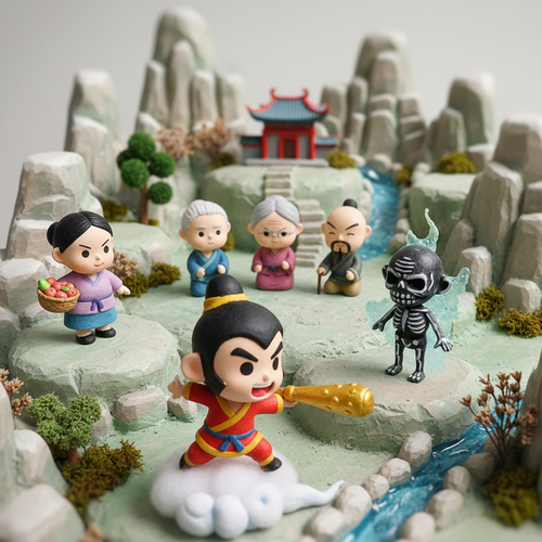 Miniature 3D Scene - Nano banana AI generated result