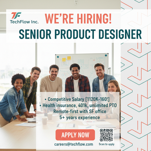 Job Recruitment Poster - Nano banana AI generated result