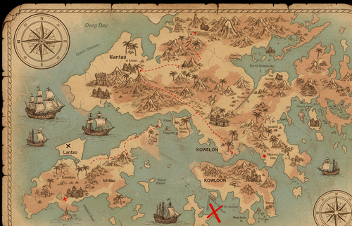 Ancient Treasure Map - Nano banana AI generated result