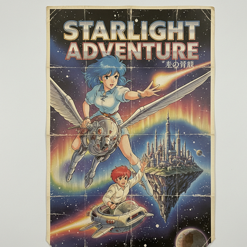Nostalgic Anime Poster - Nano banana AI generated result