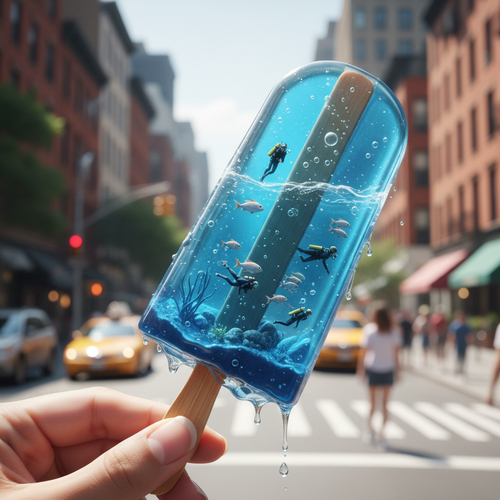 Fantasy Popsicle Interior - Nano banana AI generated result