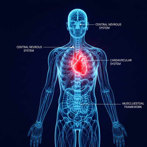 Tech Anatomy Light Map - Nano banana AI generated result